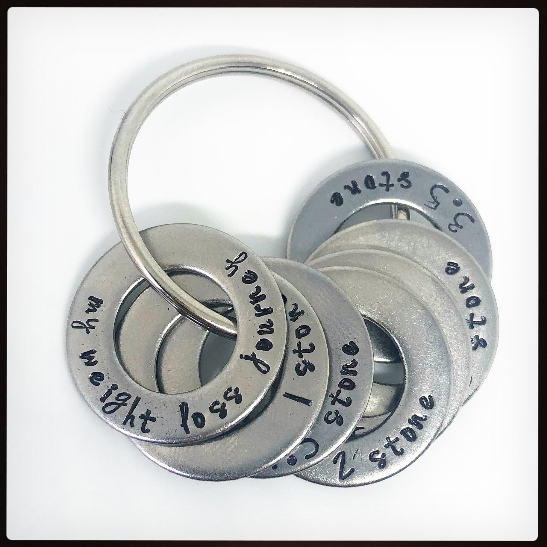 My Weight Loss Journey Charms Keychain. Weight Watchers Etsy