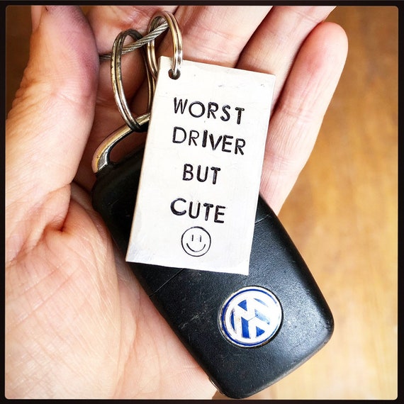 worst driver but cute keychain