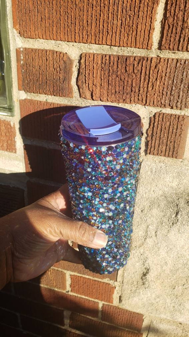 Starbucks Travel Mug Bling Starbucks Tumbler Mother's Etsy