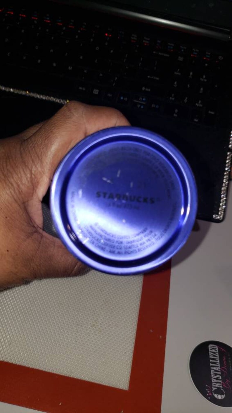 Starbucks Travel Mug Bling Starbucks Tumbler Mother's Etsy