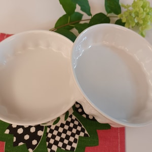 IKEA Retro 2 pcs of SMALL Ceramic Pie Forms Tarte Forms from Ikea Sweden Swedish Vintage