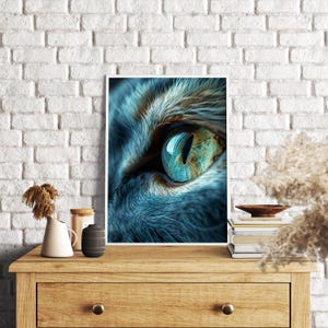 Special Animal Eyes, Canvas Wall Art Design, Poster Print Decor for Home & Office DecorationI  CANVAS READY to Hang