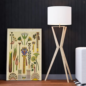 Egyptian Wall Art Egyptian Decor, Canvas Wall Art, Ready to Hang, Gift For Her, Gift For Him