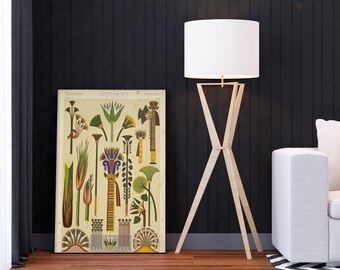 Egyptian Wall Art Egyptian Decor, Canvas Wall Art, Ready to Hang, Gift For Her, Gift For Him
