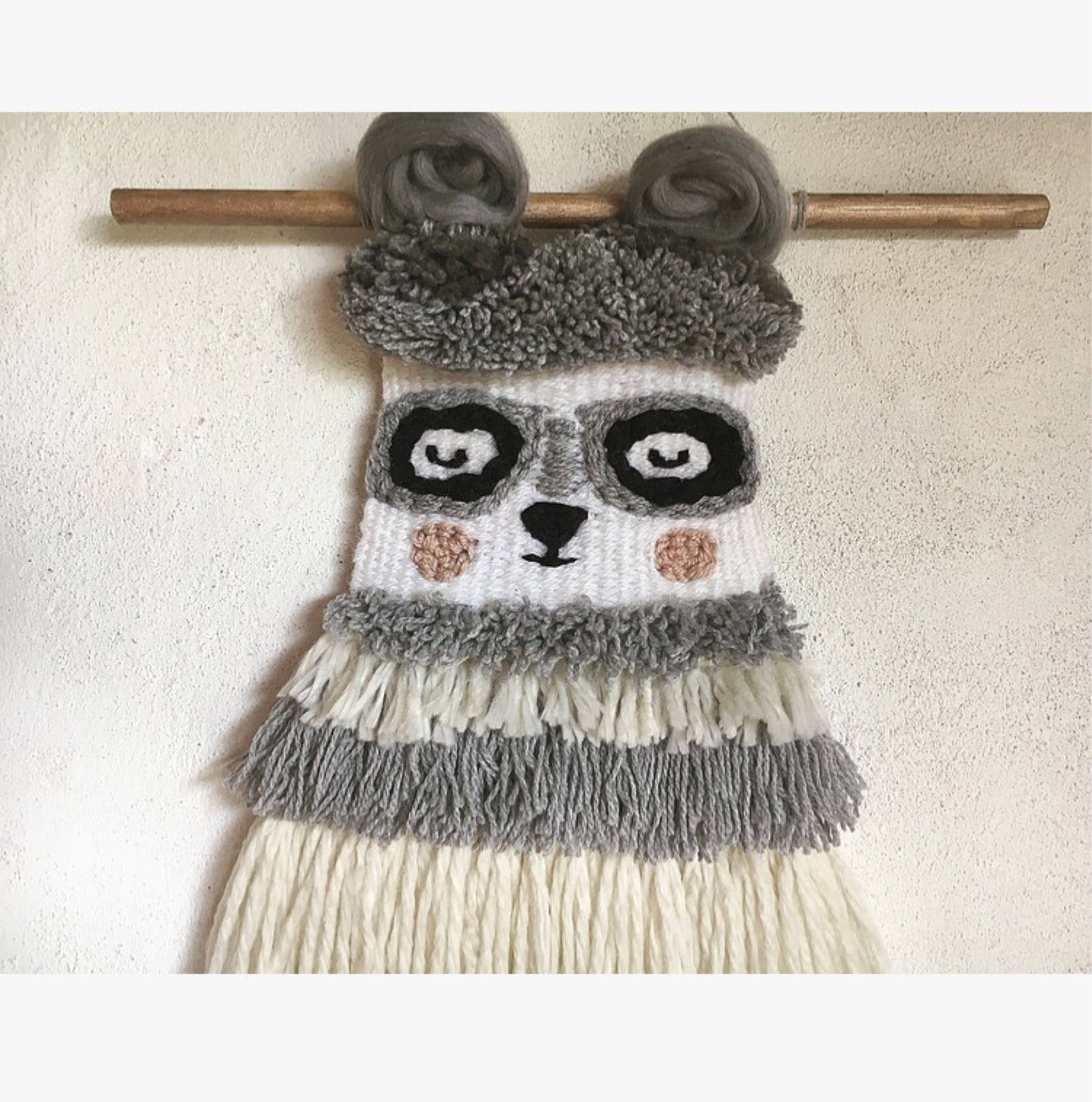 Handgefertigter Regenbogen Wandbehang | Kinderzimmer Deko | Nordic Weben | 2 Größen