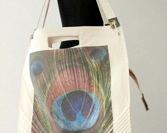 BAG PRINT PEACOCK