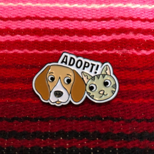 FUNDRAISER: Adopt!, the enamel pin