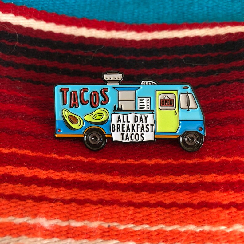 Taco Truck the enamel pin Etsy