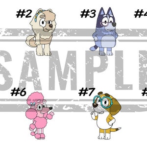 Peluche Bluey Friends - Coco, Mackenzie, Snickers E Winton - 4 Personaggi