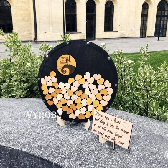 Nightmare Before Christmas Wedding Guest Book Alternative Etsy