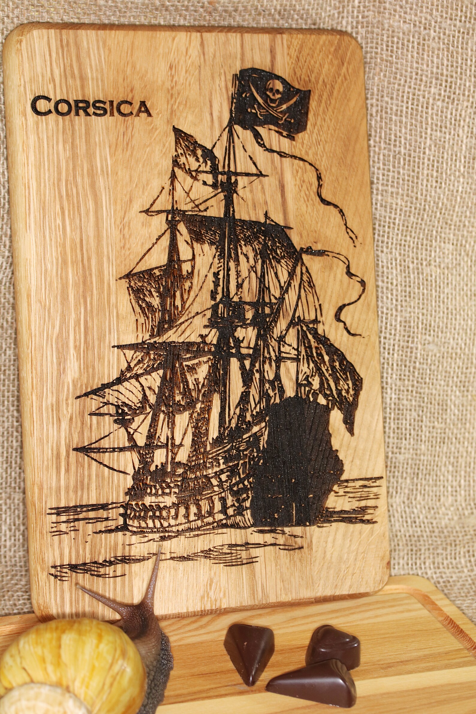 Boat Cutting Board Engraved Nautical Cutting Board Wood Gift Etsy