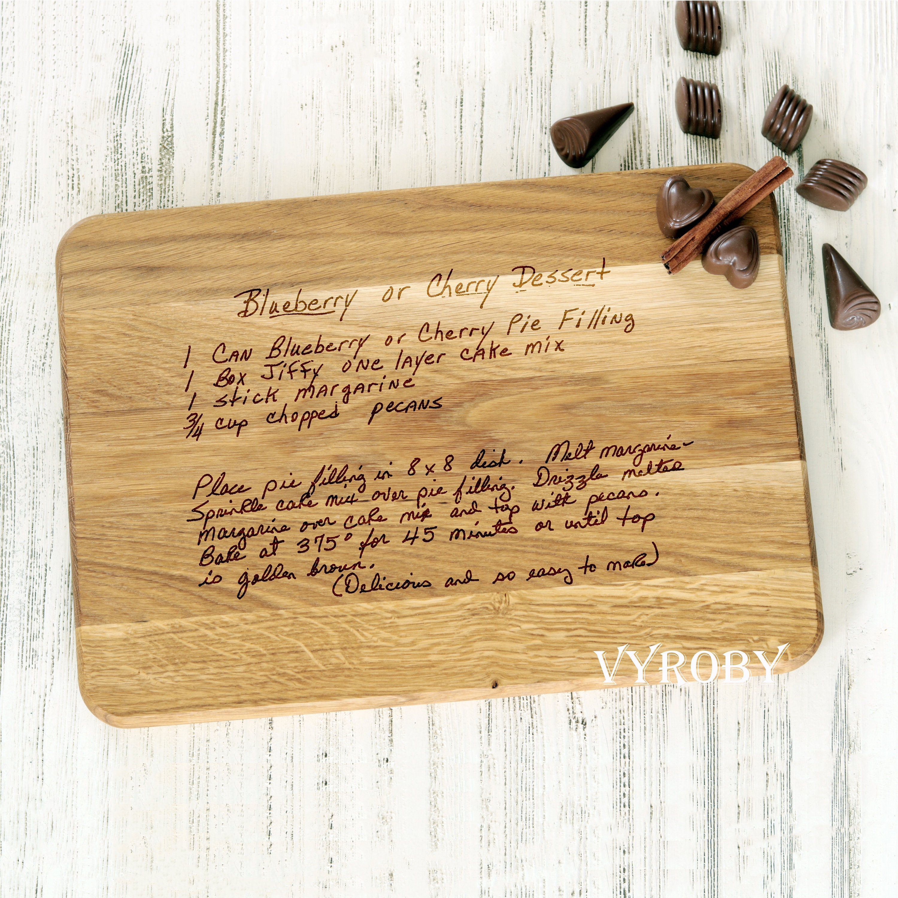 Personalized Recipe Cutting Board Handwritten Recipe Gift Etsy
