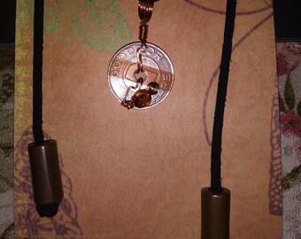 Lariat Septa Token Necklace