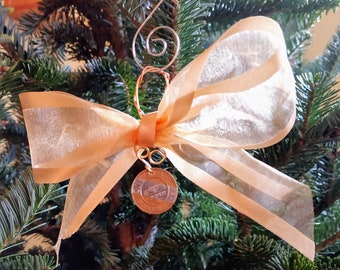 O1 - Ornement de Noël à jeton scolaire