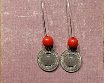 E50 - Trenton, NJ Pendientes Simbólicos