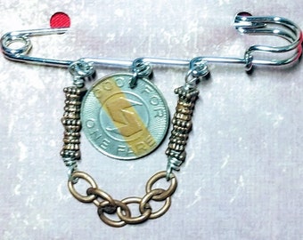 P1 - Pin de cadena de cobre Septa Token