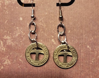 E49 - Trenton, NJ Pendientes Simbólicos