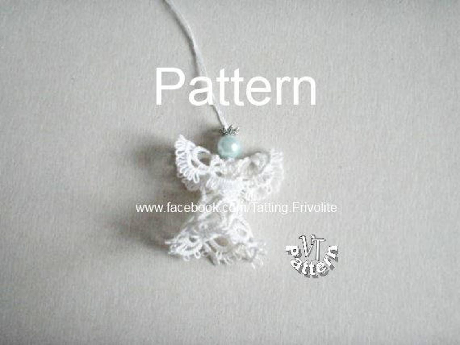 Angel3d PDF Tatting PatternChristmas angel3D. Etsy