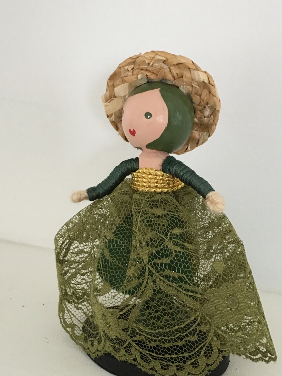 Lady Clothespin doll golu doll birthday room Etsy