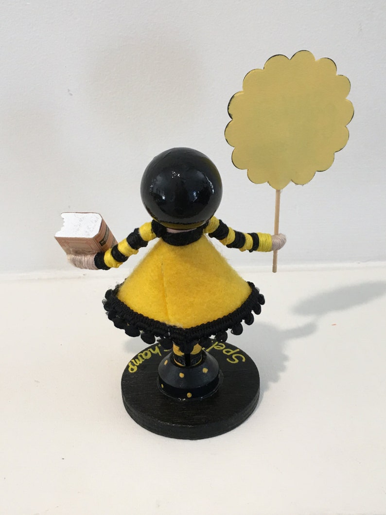 Spelling Bee clothespin doll Etsy