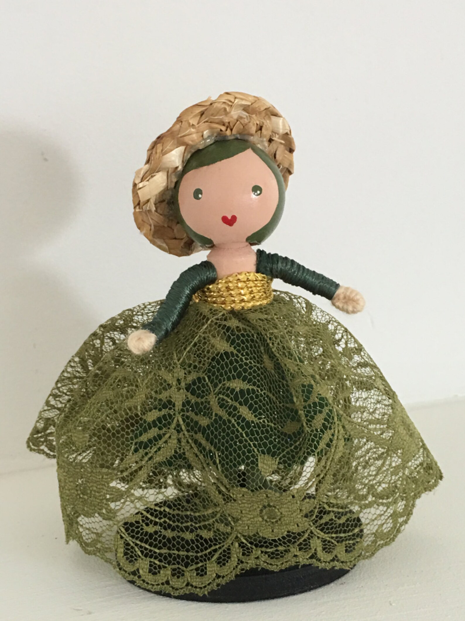 Lady Clothespin doll golu doll birthday room Etsy