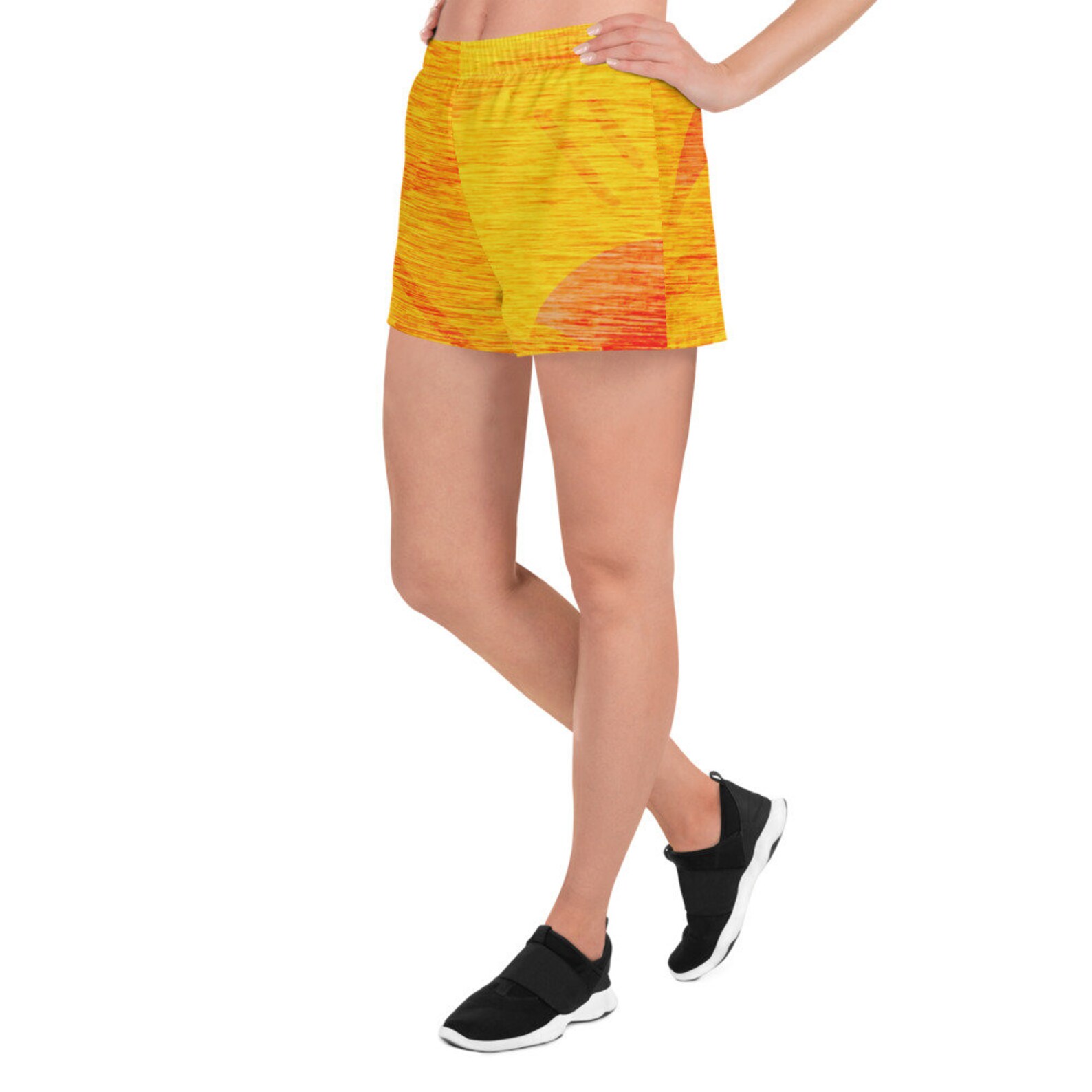 Orange Athletic Shorts
 Women s Athletic Short Shorts Orange Sports Shorts Etsy UK