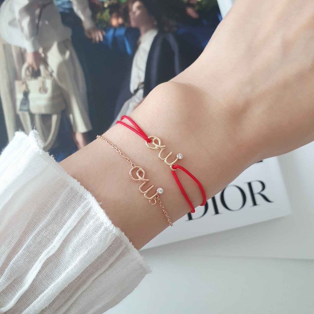 DIOR H's Classic Wide Bracelet Titanium Steel Color-Retention Gold Material  Classic Essential Social | Shopee Philippines