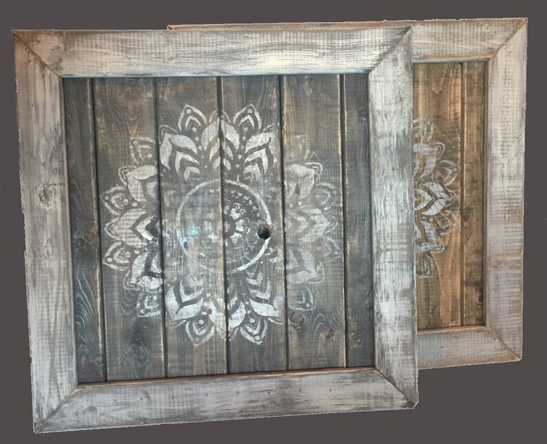 Rustic Wood Picture Decor Etsy