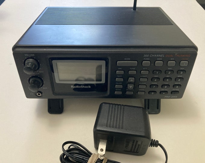 Radioshack Radio Scanner Dual Trunking Pro2053 for Police Fire