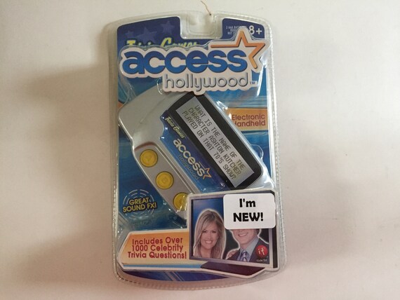 Access Hollywood Hand Held Trivia Game Over 1000 Questions New Etsy