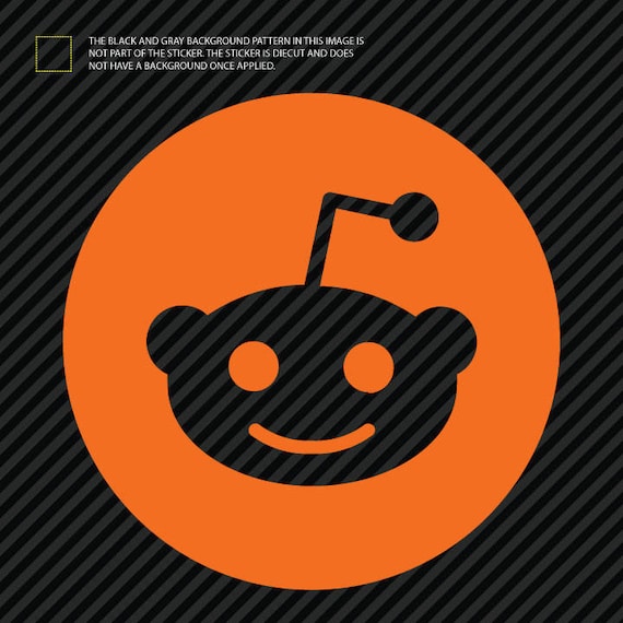Reddit Logo Vinyl Decal 2 Etsy
