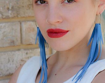 WOW Statement Necklace with earrings Made out of recycled bike inner tube Eco and vegan friendly jewellery