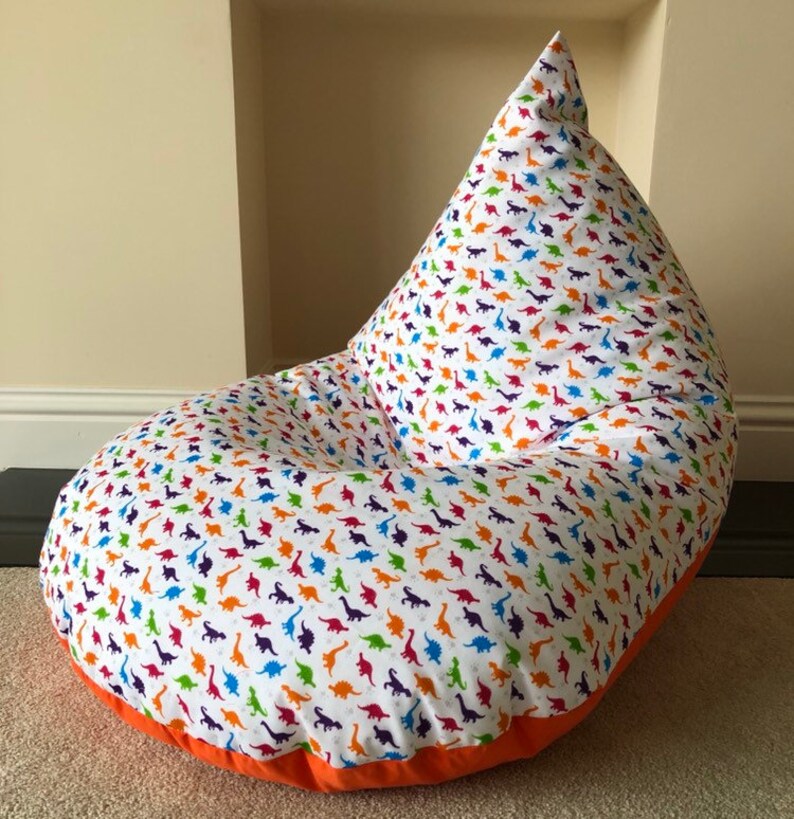 Large Adult Dinosaur Beanbag Beanbag Gaming Reading Chair Made Etsy