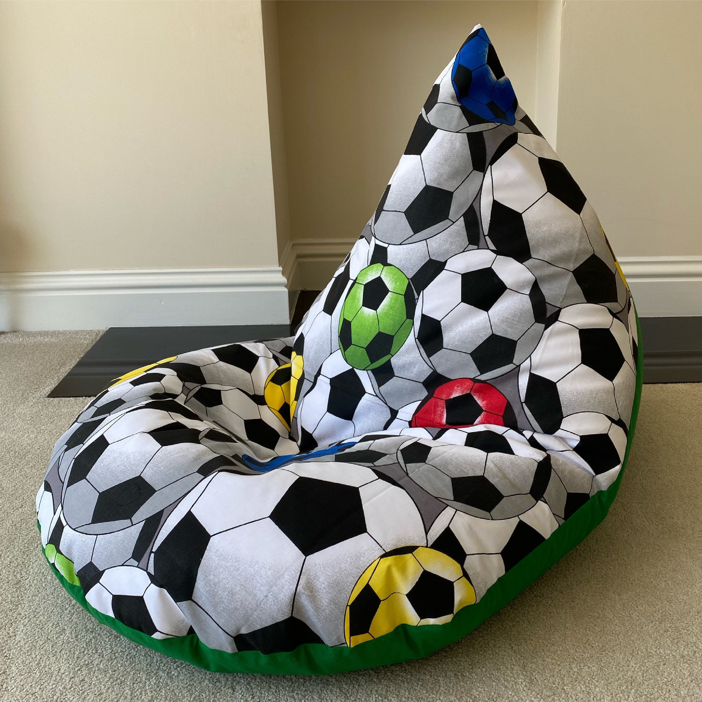 Small Children childs football beanbag bean bag gaming reading Etsy