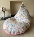 Children's Bunny Print Beanbag Chair - Made to Order