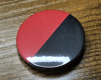Anarchist Flag Punk Badge 38mm Pinback Badge Pin