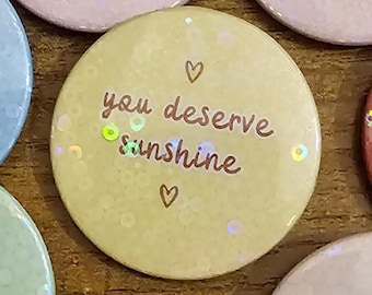 You Deserve Sunshine | Heated Rivalry Quote Fan Badge | Unofficial Fan-Made Merch