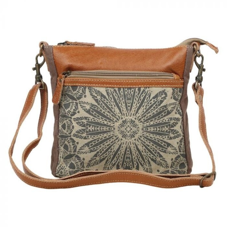 Myra Bag Dizzy Circle Design Small Crossbody Bag Etsy