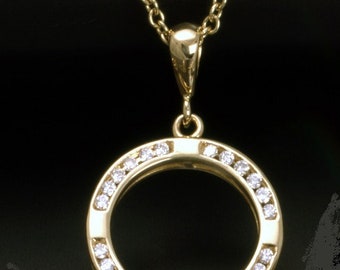 Infinity Collection diamond pendant by John Fox