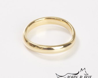 Matching Wavy Heavy Chubbie Wedding Ring  John R. Fox