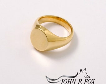 Neat Little Signet Ring 10mm x 12mm x 2.9mm deep.