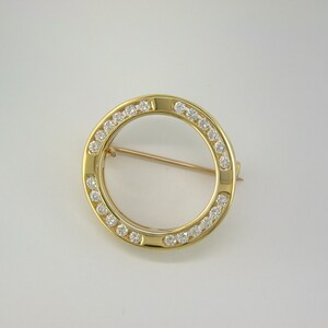 Infinity Collection diamond brooch by John Fox image 3