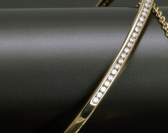 Infinity Collection diamond bangle by John Fox