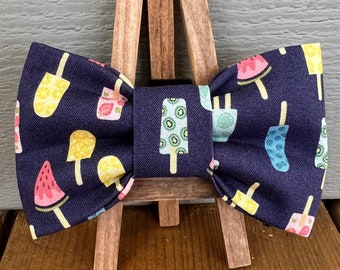 Fruit popsicles Pet Bow Tie, summer pet bow ties, bow ties, pet bow ties, novelty bow ties, Baylors bow ties