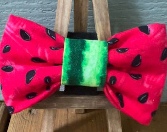 Watermelon Dog Bow Tie, summer pet bow ties, bow ties, pet bow ties, novelty bow ties