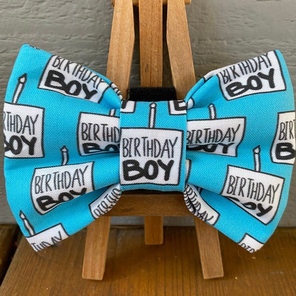 Birthday Boy Dog Bow Tie, party dog bow ties, birthday pet bow tie, birthday, celebration pet bow ties, Baylors bow ties