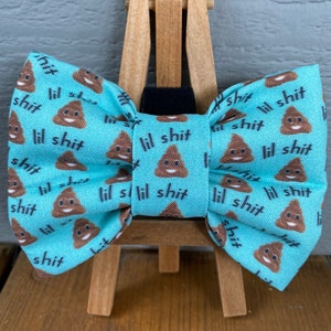 Lil Sh*t Dog Bow Tie, novelty dog bow ties, cute dog bow ties, pet bow ties, Baylors bow ties