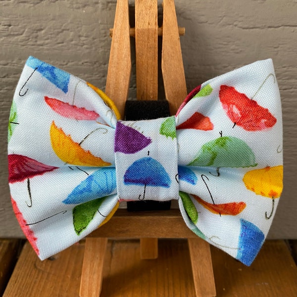 Umbrella Dog Bow Tie, novelty dog bow ties, cute dog bow ties, pet bow ties, Baylors bow ties