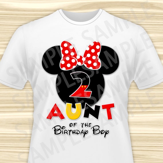 mickey mouse aunt shirt