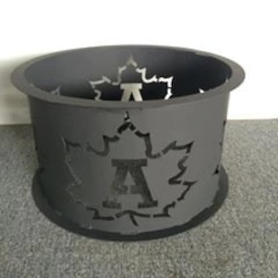 Fire Pit Fire Ring Metal Custom Outdoor Portable Etsy